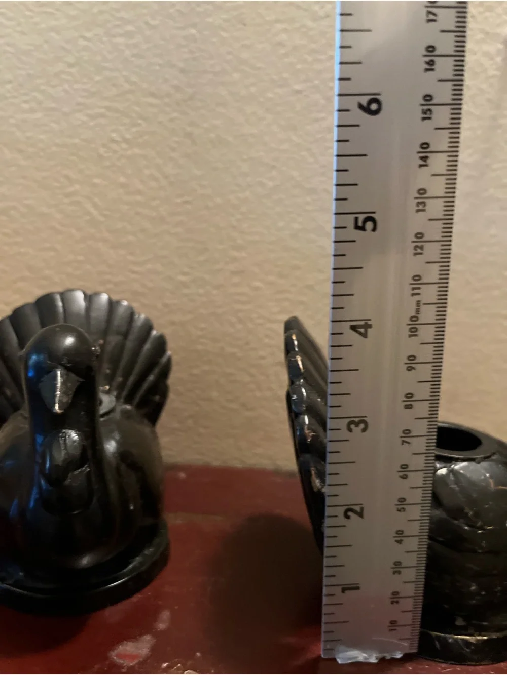 Pottery Barn Black Ceramic Turkey Figurine Pair